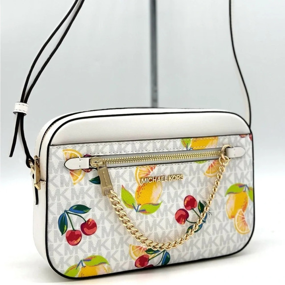 Michael Kors Large EW Zip Chain Xbody
Crossbody Bag Optic White